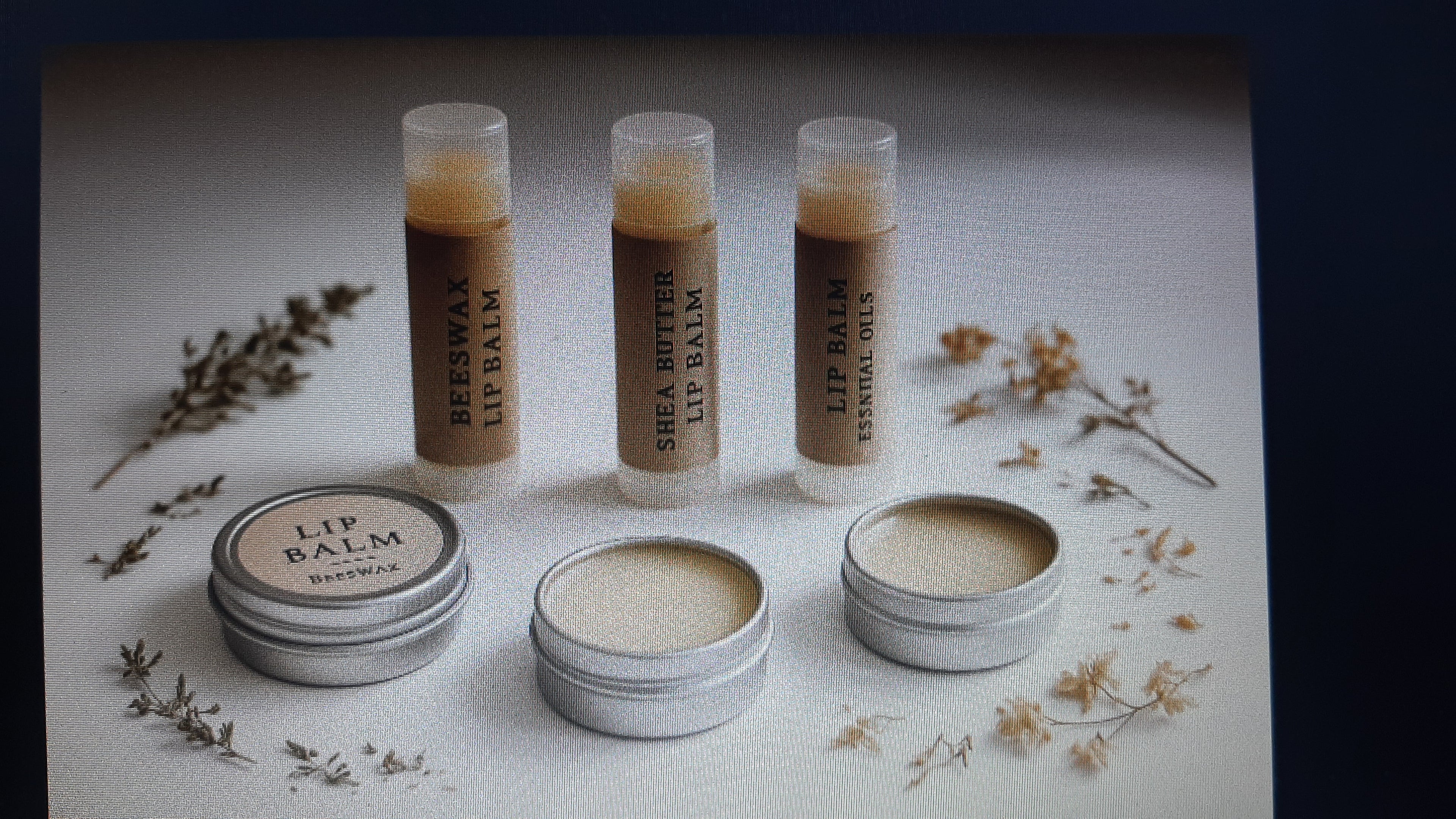 All-natural Lip Balms/chapsticks