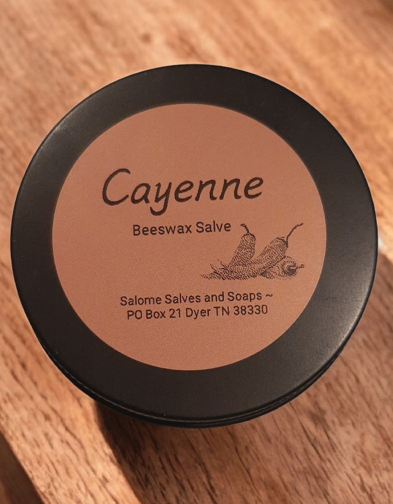 Beeswax Salve~ 2oz, Cayenne