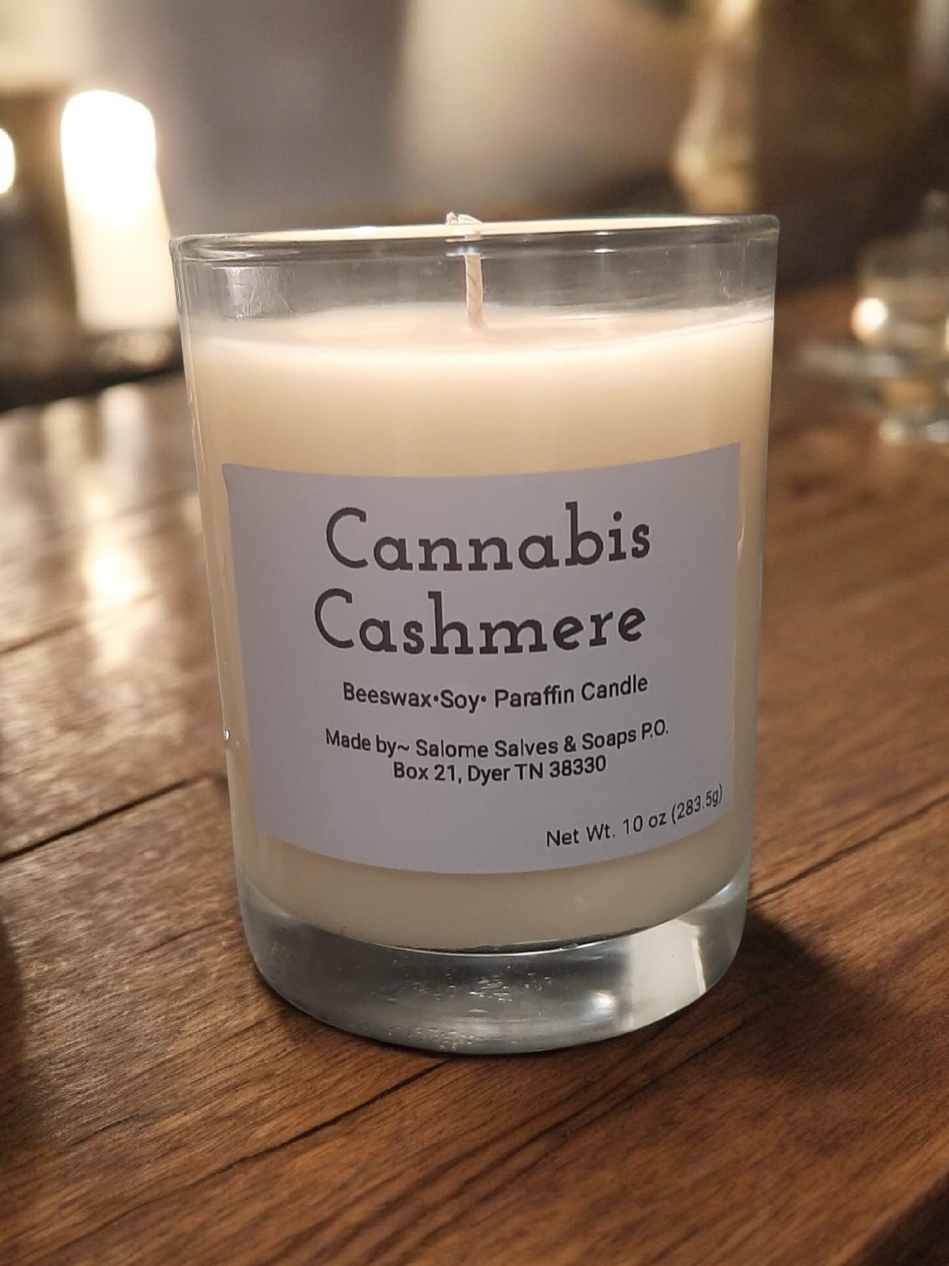 Cannabis Cashmere~ 10oz Soy blend candle