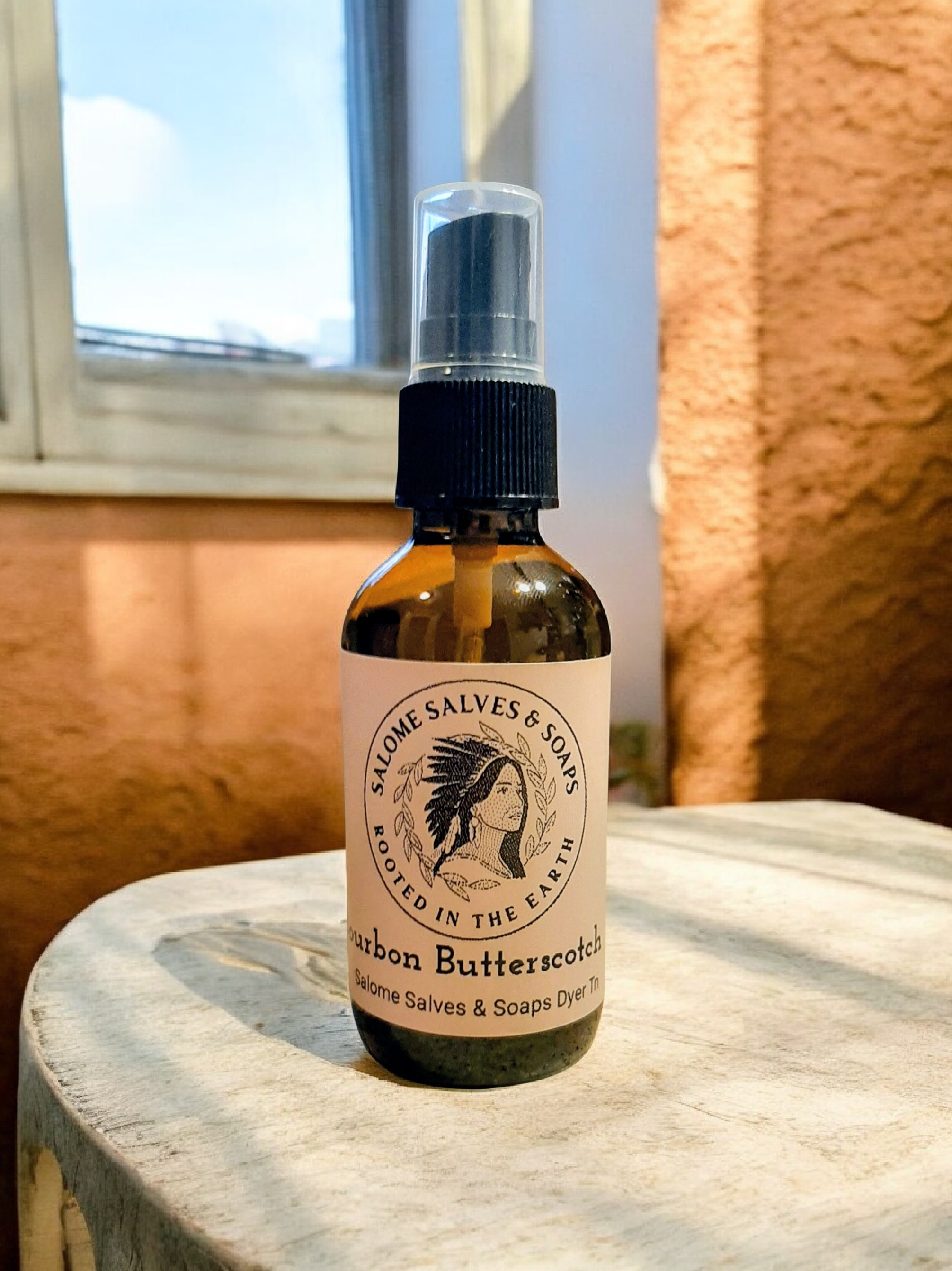 Bourbon Butterscotch ~ 2oz Travel Size Bodymist