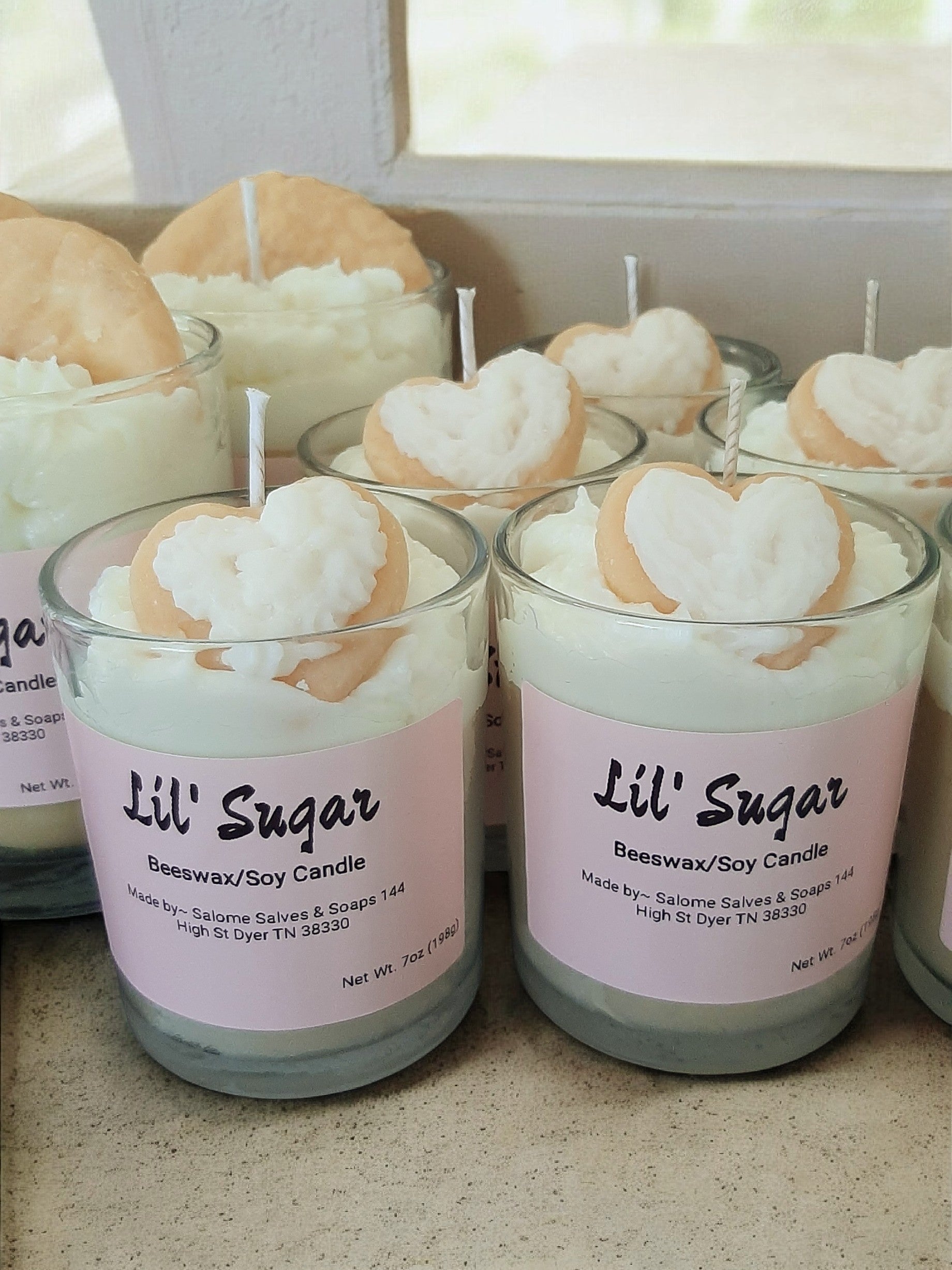 Lil' Sugar ~7oz Beeswax/Soy Blend