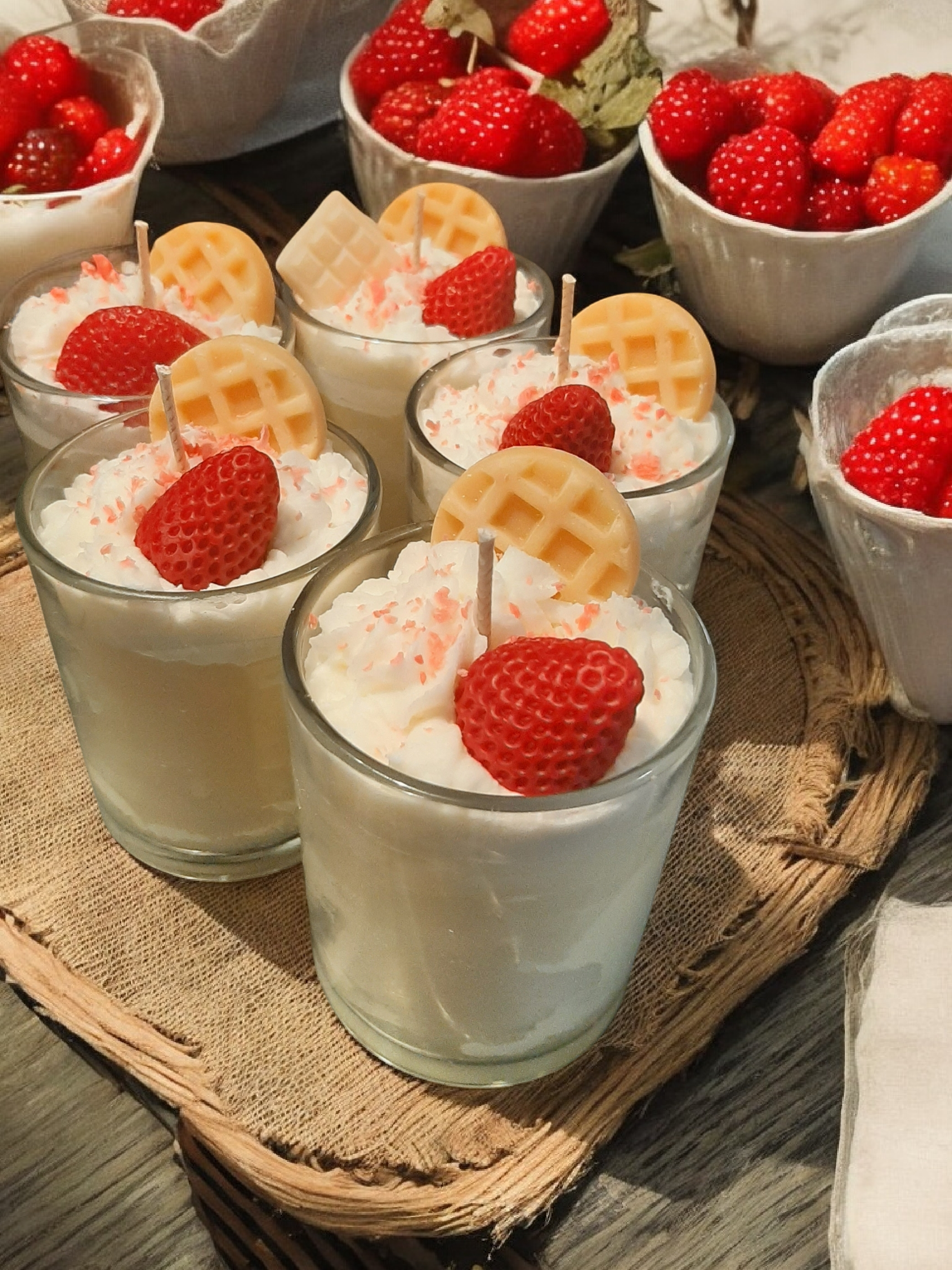 Strawberry Shortcake ~ 7oz Custom Blended Candle